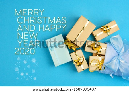 Merry Christmas and a Happy New Year card 
