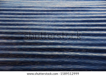 Uniform water waves, Lake Constance, Germany