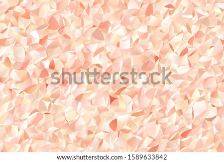 Light Orange vector abstract polygonal background. Colorful illustration in polygonal style with gradient. New template for your brand book.