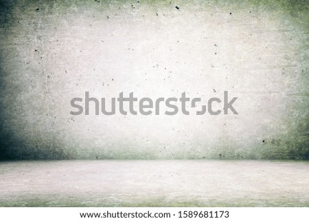Abstract Concrete Room Interior Background Using for Product Presentation Backdrop.