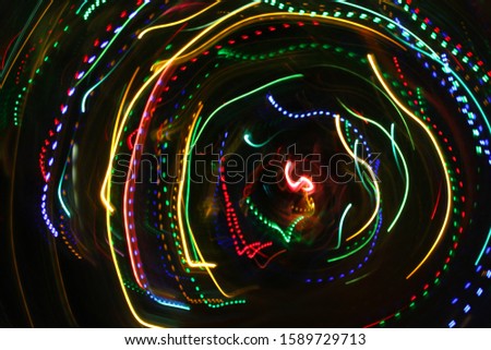 Abstract motion background with colorful bright blurred lights