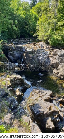 Swallow Falls at Betws-y-Coed, Wales