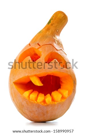 Scary Jack O Lantern halloween pumpkin 
