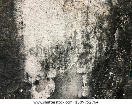 Dirty dark cement wall background and texture