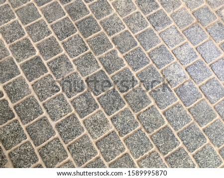 Grey sidewalk tile floor texture pattern background