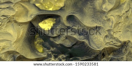 sulfide, abstract photography of the deserts of Africa from the air. aerial view of desert landscapes, Genre: Abstract Naturalism, from the abstract to the figurative, contemporary photo art 