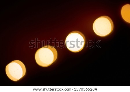 Holidays, luxury and background concept, blurred golden christmas lights bokeh.