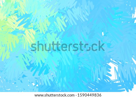 Light Blue, Green vector layout with flat lines. Blurred decorative design in simple style with lines. Pattern for ad, booklets, leaflets.