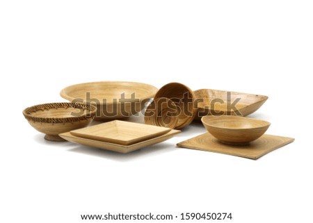 wood and fiber parts for food and decoration
