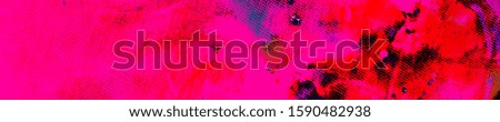 Pink Artistic Image. Purple Ink Dirty Decoration.  Indigo Liquid Graffiti. Red Watercolor Drawing. Black Dyeing Banner. Colorful  Hand Drawn Illustration. Blue Crumpled Canva. 
