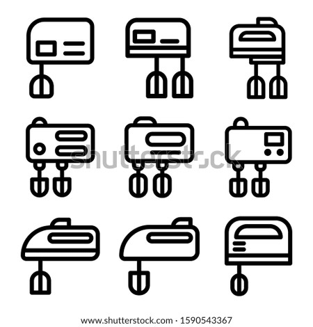 mixer icon isolated sign symbol vector illustration - Collection of high quality black style vector icons
