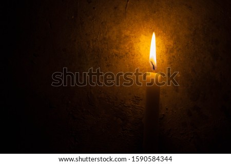 Candles and lighting used in various events are in the dark, which gives a feeling of peace.