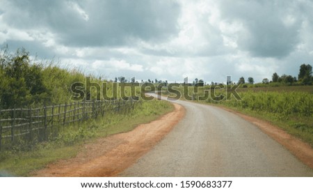 Road In Shan State Myanmar