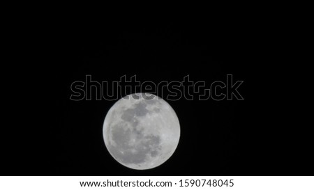 moon close up dark background