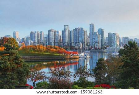 Vancouver in British Columbia, Canada Royalty-Free Stock Photo #159081263