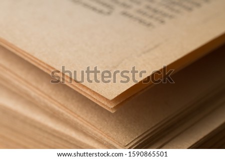 Macro photo of book sheets