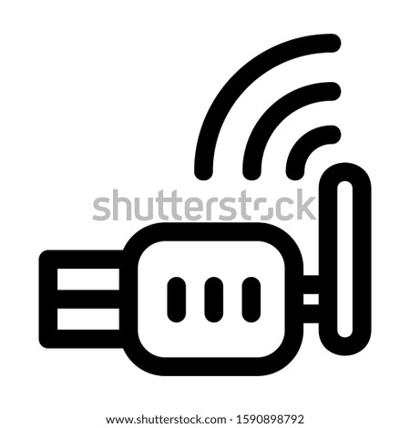 wireless icon isolated sign symbol vector illustration - high quality black style vector icons
