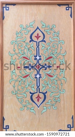 Texture, design in wood, artisanat, marrakech, morocco, december 2019