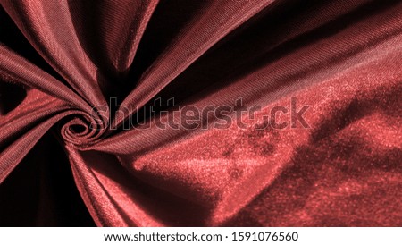 Background texture, pattern, dark red, silk fabric, decorative design.