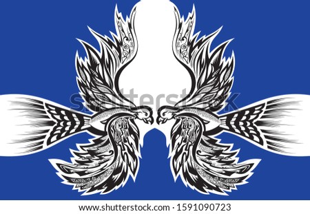 Phoenix Bird Tattoo. Bird phoenix flying
