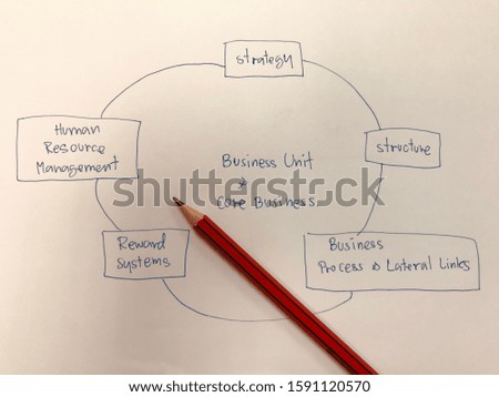  picture diagram of business unnit and core business