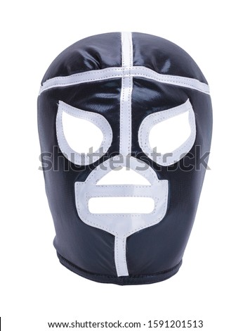 Lucha Libre Wrestling Mask Isolated on White Background.