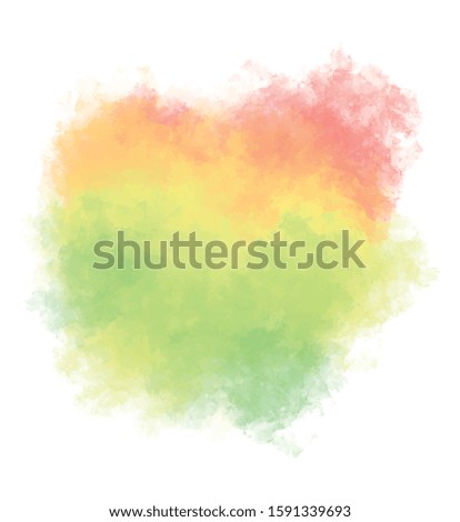 Colorful splash on white background. Vector illustration A stain on paper. EPS 8.