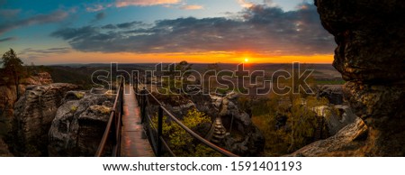 Drabske Svetnicky, Czech Republic, Great spot with an amazing view, sunset sunrise, The best photo.