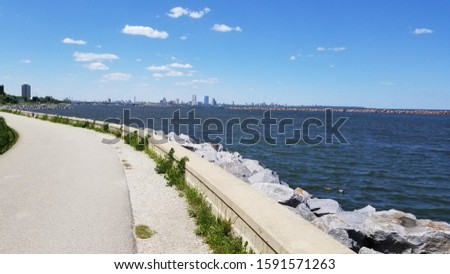 Milwaukee skyline from South Shore Park