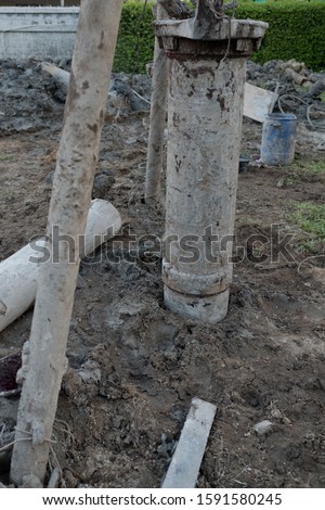 Concrete piling, Piling (Civil engineering),Ahchor pile
