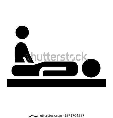 massage icon isolated sign symbol vector illustration - high quality black style vector icons
