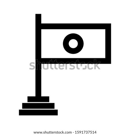 flag icon isolated sign symbol vector illustration - high quality black style vector icons
