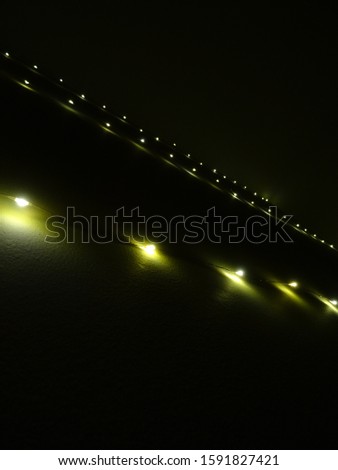 night light photography with white background