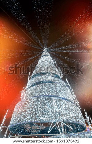  christmas tree 2020 on background