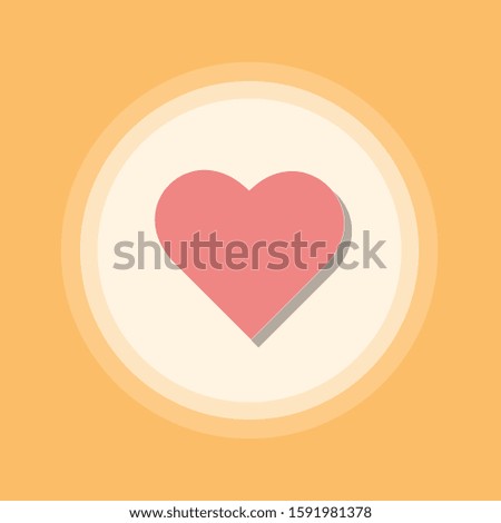 Background with paper cut heart Shape Valentine's Day, Vector.