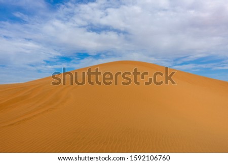 big dune in Tengger desert