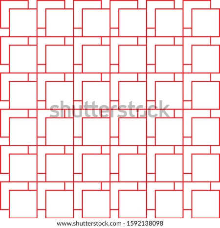 geometric white with red shapes background for design