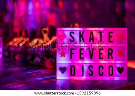 Roller skate disco rental at event