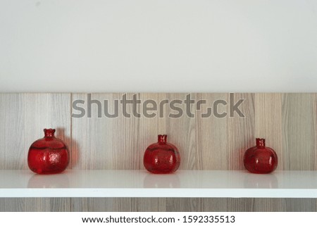 Red Pomegranate Trinket Interior Design
