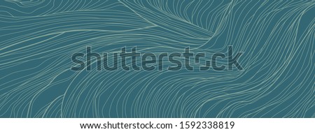 Abstract background with organic pattern of fine tangled lines. Easy to change the colors. Hand drawn vector illustration. Royalty-Free Stock Photo #1592338819