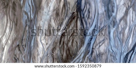 the Enchanted Forest, abstract photography of the deserts of Africa from the air. aerial view of desert landscapes, Genre: Abstract Naturalism, from the abstract to the figurative, contemporary photo