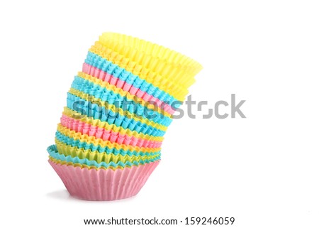cupcake holders stacked