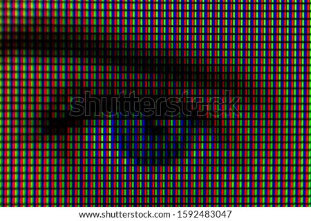 macro screen eye pixel rgb