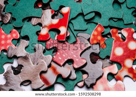 the pieces of the puzzle, educational games