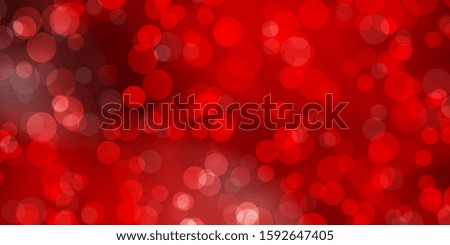 Light Red vector texture with disks. Illustration with set of shining colorful abstract spheres. Design for posters, banners.