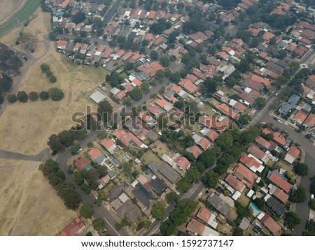 Panoramic Aerial View of Sydney Western Suburbia 