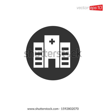 Hospital Icon Design Vector Template