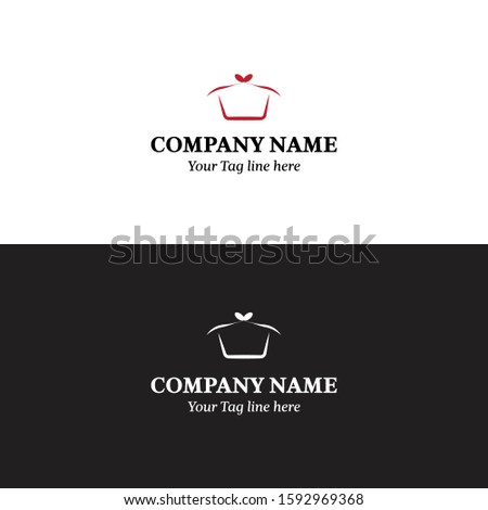 Gift box logo for a new company