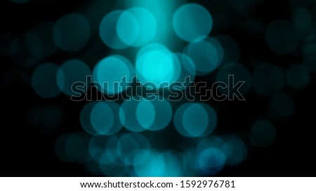 Bokeh images from LED lighting trees use various color blurring methods.