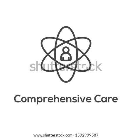 Comprehensive Care Icon - health related symbolism and image Royalty-Free Stock Photo #1592999587